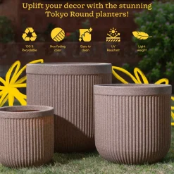 Tokyo Round Planter