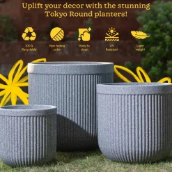 Tokyo Round Planter