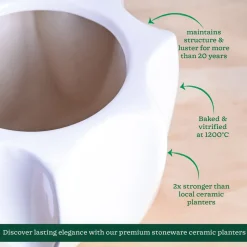 Tranquil Tales Ceramic Planter