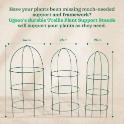 Trellis Plant Support Stands - Set of 3