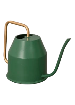 Tropical Forest Watering Can - Green & Gold