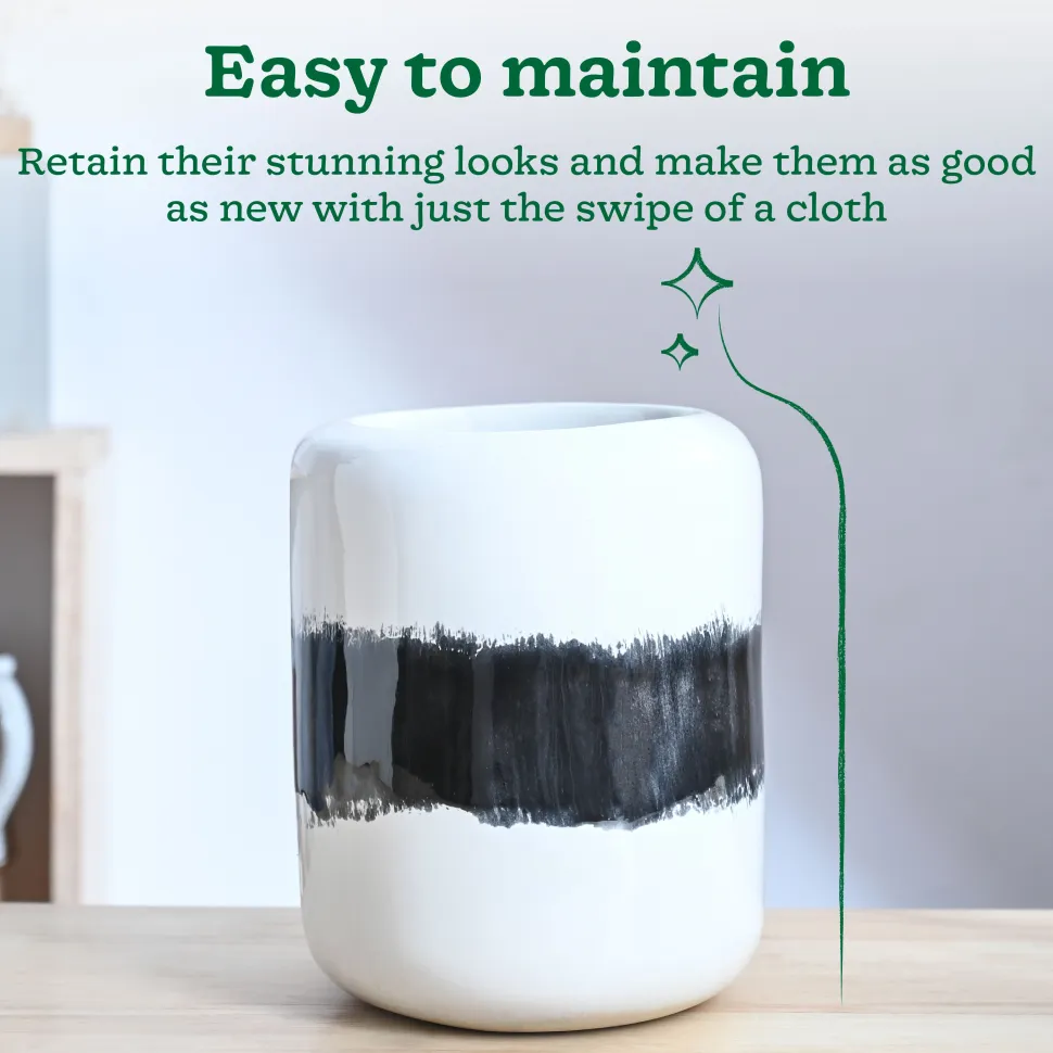 Twilight Clouds Ceramic Planter