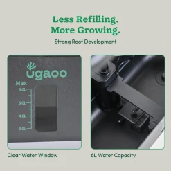 Ugaoo Smart Indoor Hydroponic Planter with LED Grow Light
