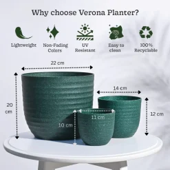 Verona Eco Planter - Set of 3