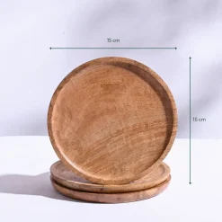 Wooden Plant Tray - Set of 3
