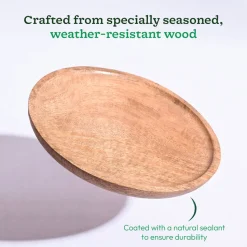 Wooden Plant Tray - Set of 3